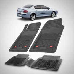 TeamCar® Covorase Auto Tip Tavita Compatibile Peugeot 407 Sedan (2004-2010) Negru (CVR-PEUGEOT407SEDAN-2004)