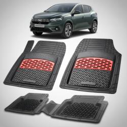 TeamCar® Covorase Tip Tavita Compatibile Dacia Sandero III 2023-2025 , Red (S88hmKl7hkt55H5)