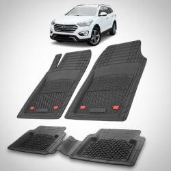 TeamCar Covorase Auto Hyundai Grand Santa Fe (2013-2015) - Cauciuc Tip Tavita-Black (HYUa776Ua2015)