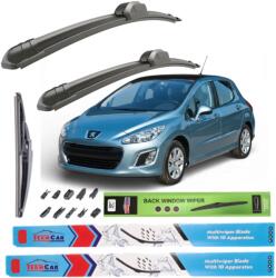 TeamCar Ștergătoare Peugeot 308 I Hatchback (2011-2013) TeamCar® - Set Complet (TC3081650400)