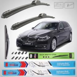 TeamCar Ștergătoare BMW Seria 5 F11 LCI (2013-2017) | Set Complet - TeamCar® (BMWF11LTU1317ST650450350)