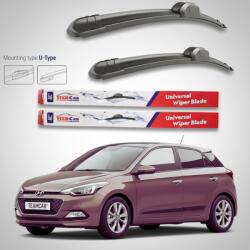 TeamCar Ștergătoare Hyundai i20 GB (2014-2018) Flat | Set față - TeamCar® (TC-I20q600q400)