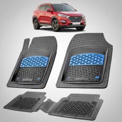 TeamCar Covorase Auto Hyundai Tucson II (2015-2020) - Cauciuc Tip Tavita-Blue (HYUaqHYUqa2015)