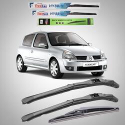 TeamCar Ștergătoare Renault Clio II Hatchback 3 Uși (2001-2005) TeamCar® - Hibrid | Set Complet (RENCL6t7y012005)