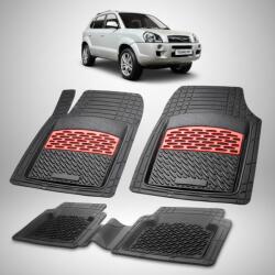 TeamCar® Hyundai Tucson I (2004-2009) Covorase Auto TeamCar®- Cauciuc Tip Tavita Red (1-HYU-HYU-2004)