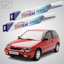 TeamCar Ștergătoare Suzuki Swift MA 3 Uși 1996-2003 | Set Față Hibrid - TeamCar® (TC-SUZSWMA3U9603500450H)