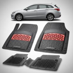 TeamCar Covorase Auto Hyundai i30 II Tourer (2012-2017) - Cauciuc Tip Tavita -Red (HYU0H88hh42012k3Y)