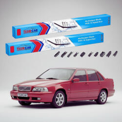 TeamCar Ștergătoare Volvo S70 LS 1997-2000 | Set Față Flat - TeamCar® (TC-VOLVOS70LSHOOK530530FU)