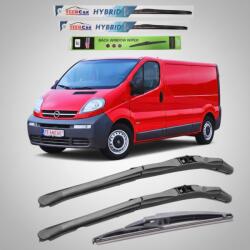 TeamCar Ștergătoare Opel Vivaro VAN (2006-2014) Hibrid | Set Complet - TeamCar® (OPLVAN0614HIBRIDSC)