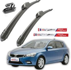 TeamCar Ștergătoare Kia Ceed I (2009-2012) TeamCar® - Set față Flat (TCCEED1X6QWY400)