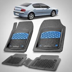 TeamCar® Covorase Auto Tip Tavita Compatibile Peugeot 407 Sedan (2004-2010) Blue (CVREUGEOT407SEDA2004)