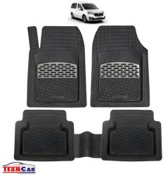 TeamCar Covorase Auto TeamCar® Tip Tavita Compatibile Peugeot Partner II Tepee (2008-2018) Material Rezistent Carbon (3-CVR-PEUGEOTPARTNERIITEPEE-2008)