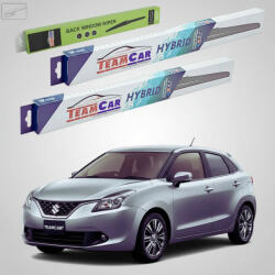 TeamCar Ștergătoare Suzuki Baleno Hatchback FW/EW 2016+ | Set Față și Spate Hibrid - TeamCar® (TC-SUZBALHFW16525450300H)