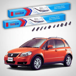 TeamCar Ștergătoare Suzuki SX4 GY Hatchback 2006+ | Set Față Flat Premium - TeamCar® (TC-SUZSX4GYHB06650350FP)