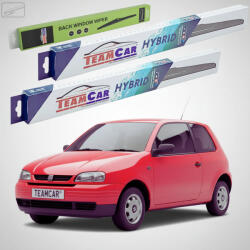 TeamCar Ștergătoare Seat Arosa 6H 1997-1999 | Set Față și Spate Hibrid - TeamCar® (TC-AROSA6HHOOK475475280H)