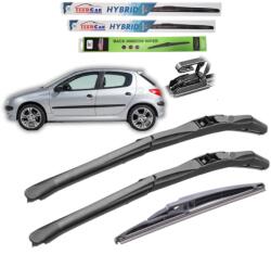 TeamCar Ștergătoare Peugeot 206 (1998-2012) Hatchback (5 uși) - Set Complet Hybrid (TC-206T55W400)