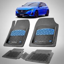 TeamCar® Covorase Auto Tip Tavita Compatibile Peugeot 308 III (P5: 2021-2025) Blue (C77990kT308I207)