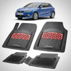 TeamCar® Covorase Seat Ibiza Hatchback Mk5 Compatibile 2017+ | Red (SEAT-Mk5ATCHBACKgftr)