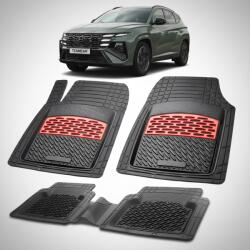 TeamCar Covorase Auto Tavita Cauciuc Compatibile Hyundai Tucson III (2020-2024) - Red (HYUxxHYUq2020)