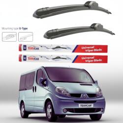 TeamCar Ștergătoare Renault Trafic II JL Bus L1H1 (2006-2014) Flat | Set față - TeamCar® (TQQ244a12wq3A)