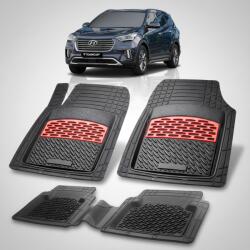 TeamCar Covorase Auto Hyundai Grand Santa Fe (2016-2018) - Cauciuc Tip Tavita-Red (HYUa77hgfqa7x2015)