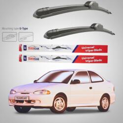 TeamCar Ștergătoare Hyundai Accent (1994-1999) Flat | Set față - TeamCar® (TCaI20m550i400)