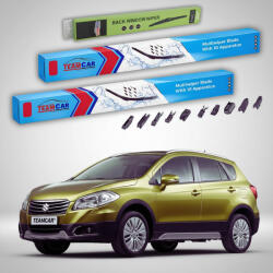 TeamCar Ștergătoare Suzuki SX4 S-Cross JY 2013-2016 | Set Față și Spate Flat Premium - TeamCar® (TC-SUZSX4SCJY1316650350250FP)