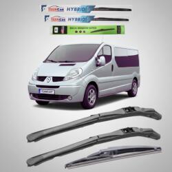 TeamCar Ștergătoare Renault Trafic II JL Bus L2H1 (2006-2014) Hibrid | Set Complet - TeamCar® (TdQQ645rwq3A)