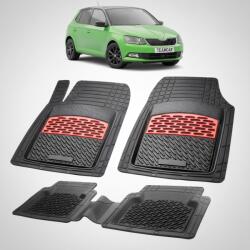 TeamCar Covorașe Skoda Fabia III Hatchback 2014-2021 | Red Edition - TeamCar® (SKOhIIIhHATCHBACKgft)