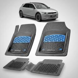 TeamCar® Covorase Hyundai IONIQ 5 (NE) 2021+ Tavita cauciuc-Blue (coviq5ne21blu7k)