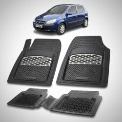 TeamCar® Covorase Auto Cauciuc Compatibile Hyundai Getz 2002-2011- Silver (HYUfrH865ewqS1)