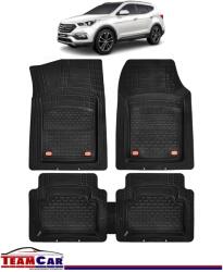 TeamCar Covorase Auto TeamCar® Hyundai Santa Fe III (2012-2018) - Cauciuc Tip Tavita (HYU-HYU-2012-s)