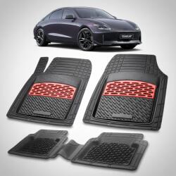 TeamCar® Covorase Hyundai Hyundai IONIQ 6 (CE)- Tavita cauciuc-Red (coviq5n8u1red9m)