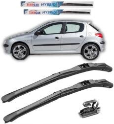 TeamCar Ștergătoare Peugeot 206 (1998-2012) Hatchback (5 uși) - Set față Hybrid (TC-206T550400)