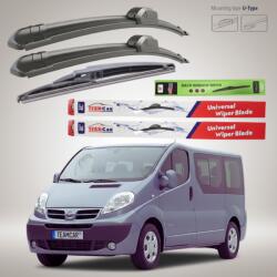 TeamCar Ștergătoare Nissan Primastar X83 Bus L2H1 (2006-2014) Flat | Set Complet - TeamCar® (NSPX83L2H1FLATSC)