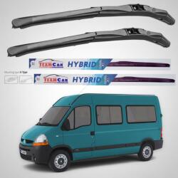 TeamCar Ștergătoare Renault Master Bus L2H2 (2003-2006) Hibrid | Set față - TeamCar® (20F5h6RRsQ113sW)