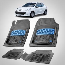 TeamCar Covorase Cauciuc tip Tavita Compatibile Peugeot 206+ Hatchback 3 usi, Blue (CsRwPEqq99iBACag199)