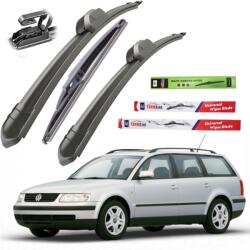 TeamCar Stergatoare Volkswagen Passat Variant (B5, 3B5) 1997-2000 Flat - Set Complet (VWB5g65KW983W)