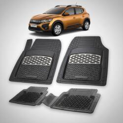 TeamCar Covorase Tip Tavita Compatibile Dacia Sandero III Stepway 2023-2025 , Silver (SKl7hkd21kkaJH5)