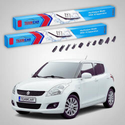 TeamCar Ștergătoare Suzuki Swift FZ/NZ 5 Uși 2010-2017 | Set Față Flat Premium - TeamCar® (TC-SWIFTFZNZ5U530450FP)