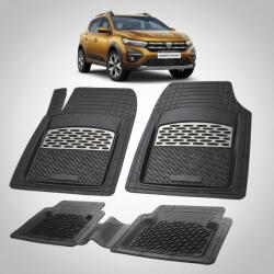 TeamCar® Covorase Tip Tavita Compatibile Dacia Sandero III Stepway 2020-2022 , Silver (SKl7h6b7yy7JH5)