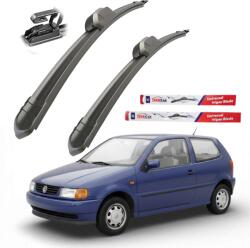 TeamCar Ștergătoare Volkswagen Polo 6N2 Hatchback (1999-2001) Flat | Set față - TeamCar® (VWPL8R6983W)
