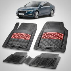 TeamCar Covorașe Skoda Octavia IV Sedan 2019+ | Red Edition - TeamCar® (SKO-IV-SEDANuyh)