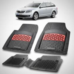 TeamCar Covorașe Skoda Octavia III Combi 2013-2020 | Red Edition - TeamCar® (SKOyIIIyCOMBIts)