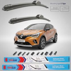 TeamCar Ștergătoare Renault Captur II Facelift (2024-2026) TeamCar® - Set față (RENCv4TUR1PH220172019)