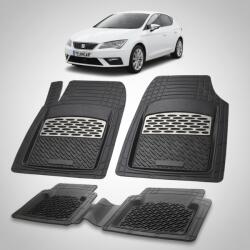 TeamCar Covorase Seat Leon Hatchback 5 Usi Facelift Compatibile 2017-2020 | Silver (xSEATTO2LEDO)