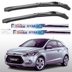 TeamCar Ștergătoare Hyundai i20 Coupe (2015-2018) Hibrid | Set Față - TeamCar® (T3ClT5FR4wql450)