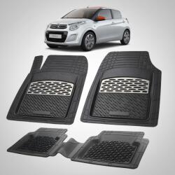TeamCar® Covorase Auto TeamCar® Tip Tavita Compatibile Citroen C1 II (2014-2022) Silver (CVRaCITROENC1IIa2014)