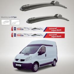 TeamCar Ștergătoare Renault Trafic II FL Van L1H2 (2006-2014) Flat | Set față - TeamCar® (T1RaFC1S217YB3A)