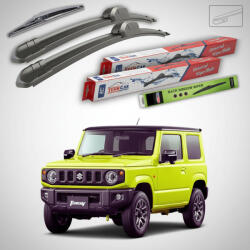 TeamCar Ștergătoare Suzuki Jimny GJ/A6G 2018+ | Set Față și Spate Flat - TeamCar® (TC-SUZJIMNYGJA6G18400400300F)
